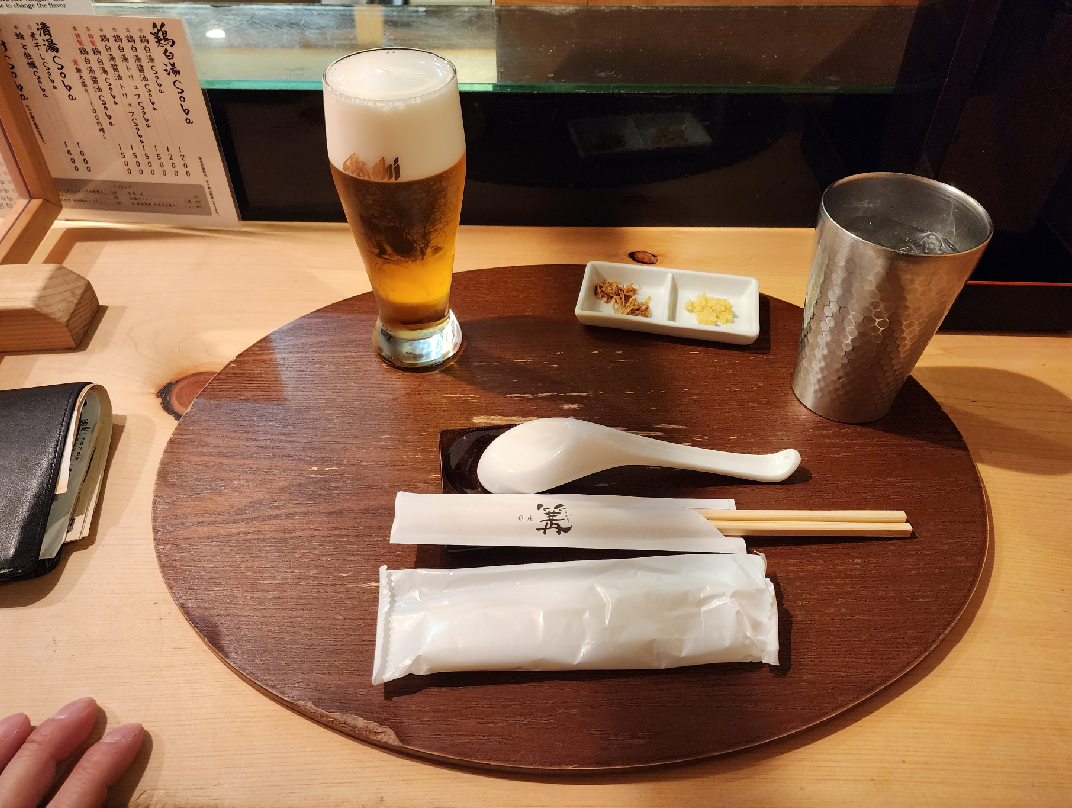 도쿄 긴자 카가리 토리파이탄 라멘 맛집 맥주